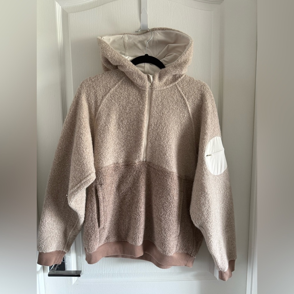 Outdoor Voices Wool Blend Pullover Hoodie!